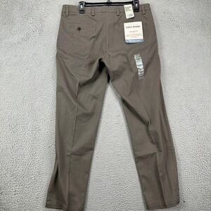 Dockers Mens Easy Khaki Pants 34X29 Gray Straight Fit Comfort Waist Stretch NEW